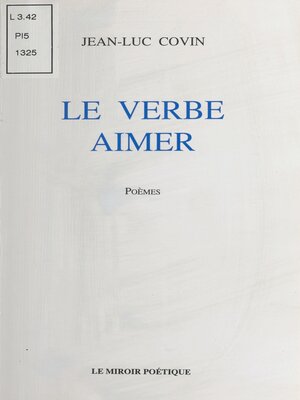 cover image of Le Verbe aimer